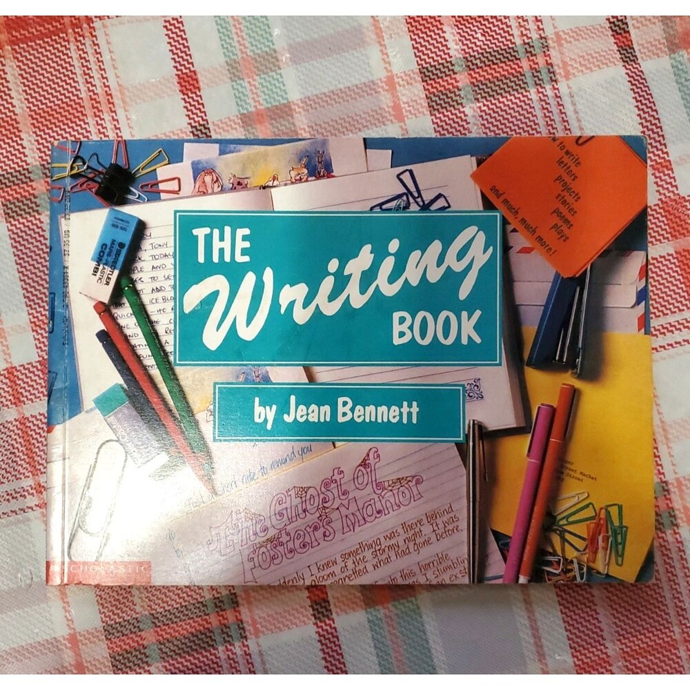 Vintage 1988 The Writing Book Jean Bennett Scholastic Paperback Creative Guide